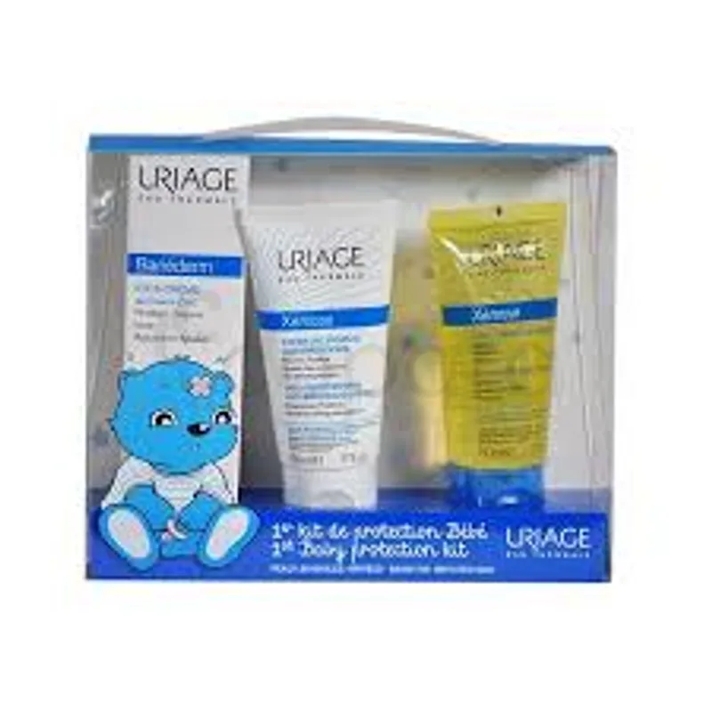 URIAGE MON PREMIER KIT PROTECTION PEAUX SENSIBLES ET IRRITES BARIÉDERM CICA CRÈME 40ML + XÉMOSE CRÈME RELIPIDIANTE 50ML + XÉMOSE HUILE LAVANTE 50ML