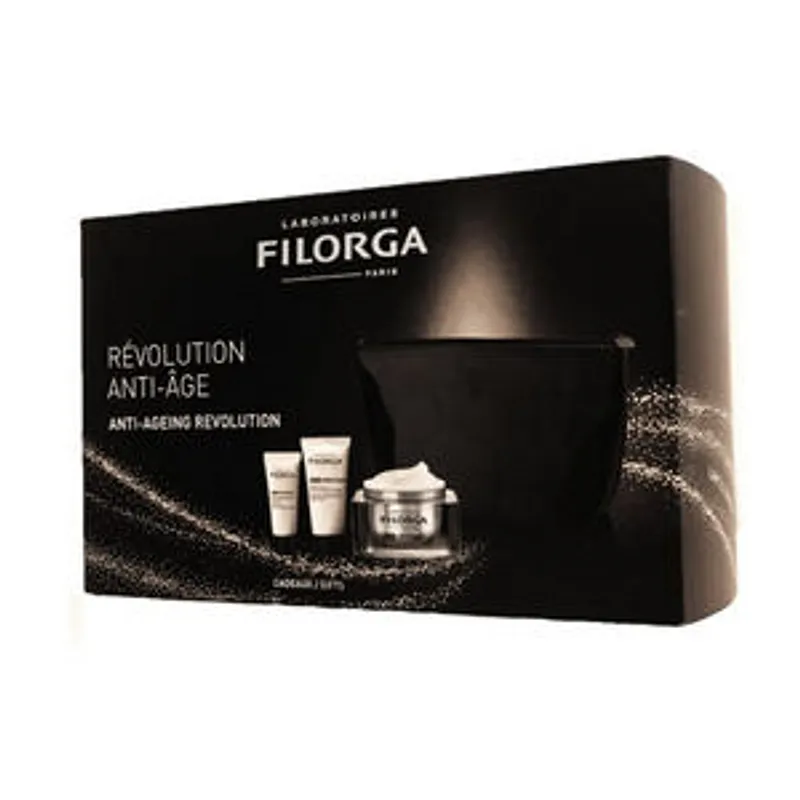 FILORGA REVOLUTION ANTI-ÂGE NCEF-REVERSE CREAM 50ML +  NCEF-INTENSIVE SERUM 7ML + NCEF-NIGHT MASK 15ML + TROUSSE
