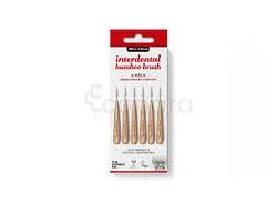 THE HUMBLE BROSSE INTERDENTAIRE BAMBOU T2 0.4MM ROUGE