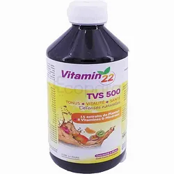 VITAMIN 22 TVS 500 FRUITS EXOTIQUES 500ML