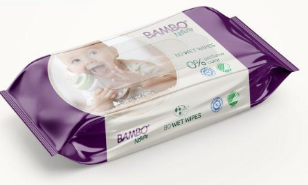 BAMBO NATURE LINGETTES BOITE DE 80