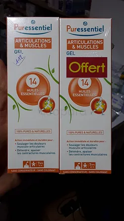 PURESSENTIEL ARTICULATIONS MUSCLES GEL 60ML + PURESSENTIEL ARTICULATIONS MUSCLES GEL 60ML OFFERT