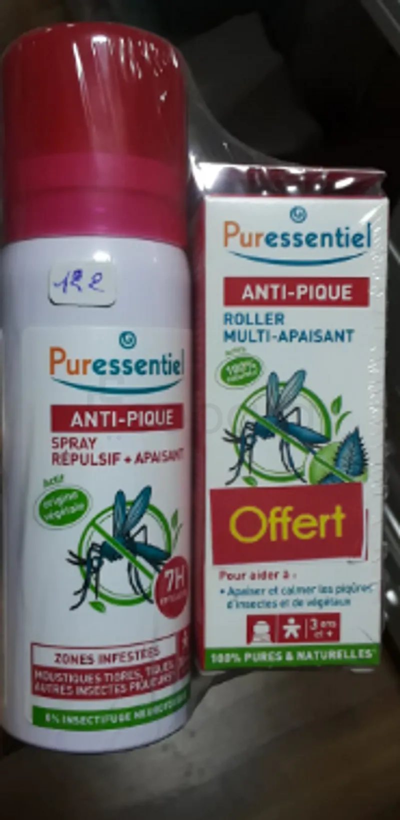 PURESSENTIEL ANTI-PIQUE SPRAY REPULSIF APAISANT 75ML + ANTI-PIQUE ROLLER MULTI APAISANT