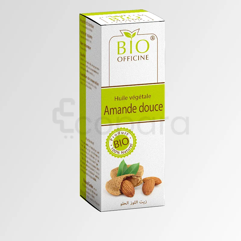 BIO OFFICINE HUILE VEGETALE D'AMANDE DOUCE 50ML