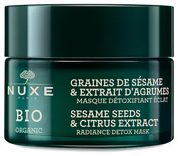 NUXE BIO ORGANIC MASQUE DETOXIFIANT ECLAT GRAINES DE SESAME ET EXTRAIT D'AGRUMES 50ML