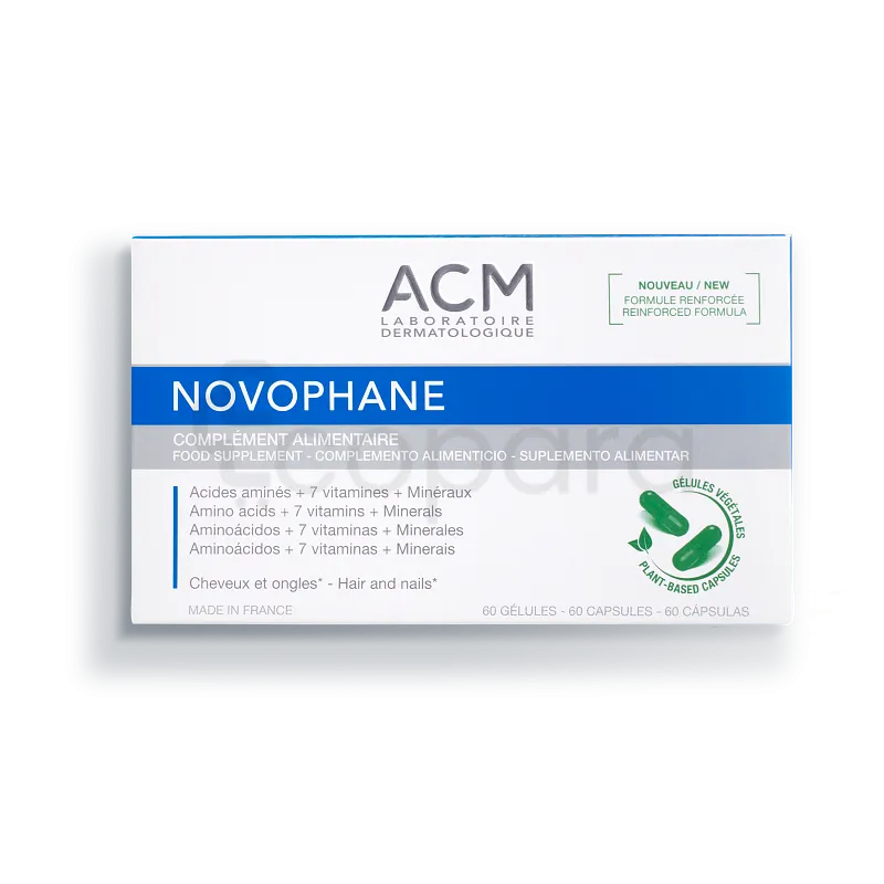 ACM NOVOPHANE ONGLES CHEVEUX BOITE DE 60 GELULES