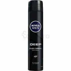 NIVEA MEN DEODORANT ANTI-TRANSPIRANT DEEP BLACK CARBON 48H 200ML