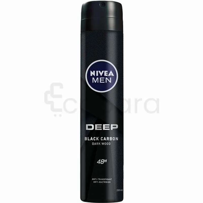 NIVEA MEN DEODORANT ANTI-TRANSPIRANT DEEP BLACK CARBON 48H 200ML