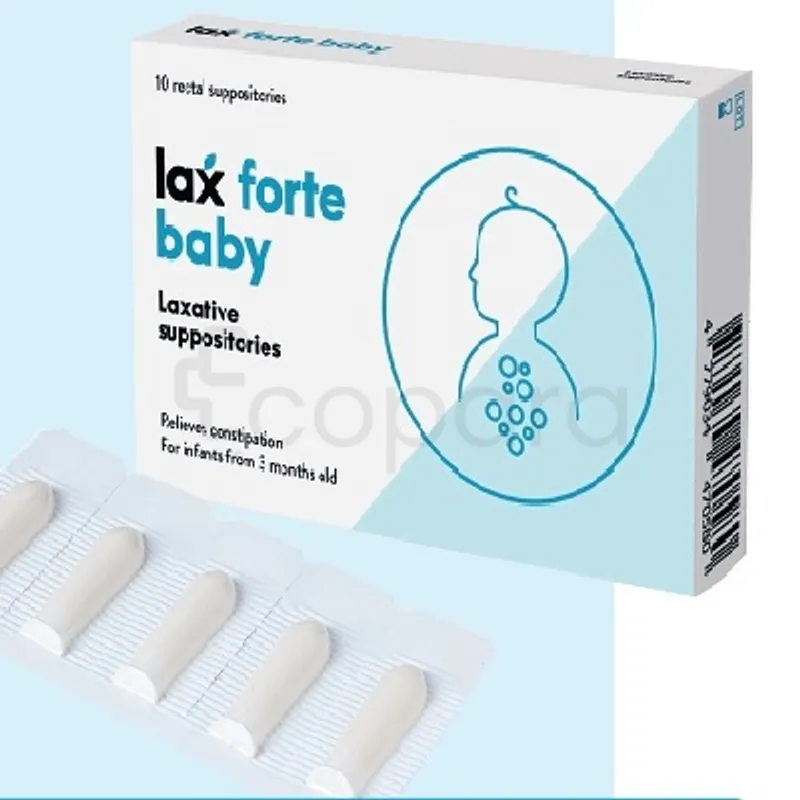 LAX FORTE BABY BOITE DE 10 SUPPOSITOIRES