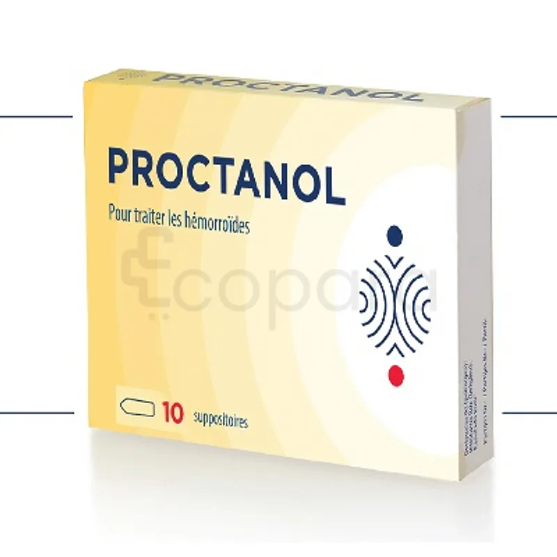 PROCTANOL BOITE DE 10 SUPPOSITOIRES