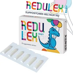 REDULEX BABY BOITE DE 12 SUPPOSITOIRES