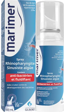 MARIMER RHINOPHARYNGITE SINUSITE AIGUE EAU DE MER 100ML