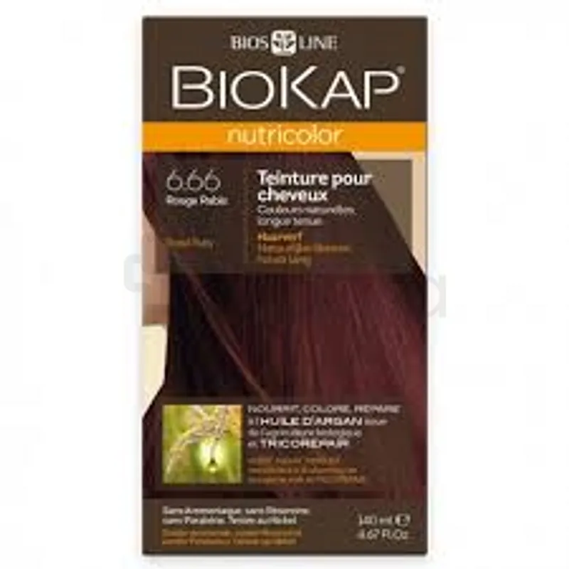 BIOKAP NUTRICOLOR NUMERO 6.66 ROUGE RUBIS