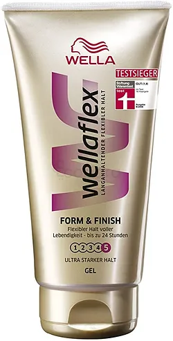 WELLA WELLAFLEX FORM & FINISH GEL FIXATION 5 150ML