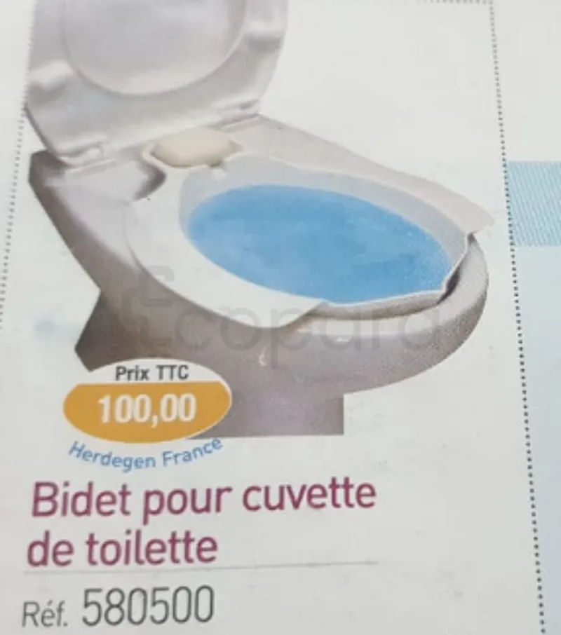 BIDET POUR CUVETTE DE TOILETTE REFERENCE 580500
