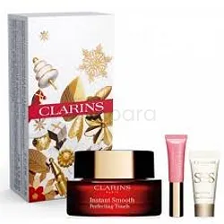 CLARINS COFFRET SECRETS D'ECLAT INSTANT SMOOTH 15ML + EMBELLISSEUR LEVRES 5ML + SOS PRIMER 5ML