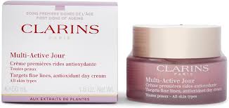 CLARINS SOINS PREMIERS SIGNES DE L'AGE MULTI ACTIVE JOUR TOUTES PEAUX 50ML