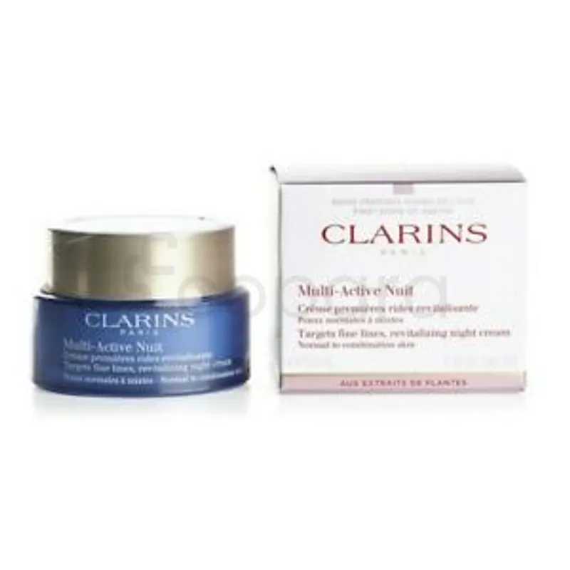 CLARINS SOINS PREMIERS SIGNES DE L'AGE MULTI ACTIVE NUIT PEAUX NORMALES A MIXTES 50ML
