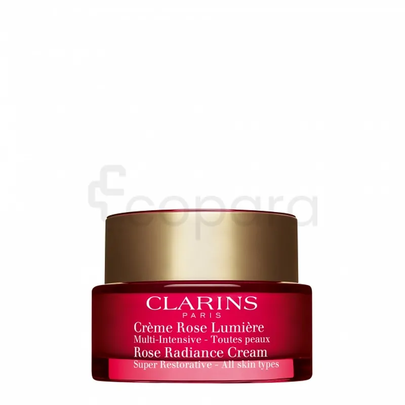 CLARINS SOINS DENSITE CREME ROSE LUMIERE MULTI-INTENSIVE TOUTES PEAUX 50ML