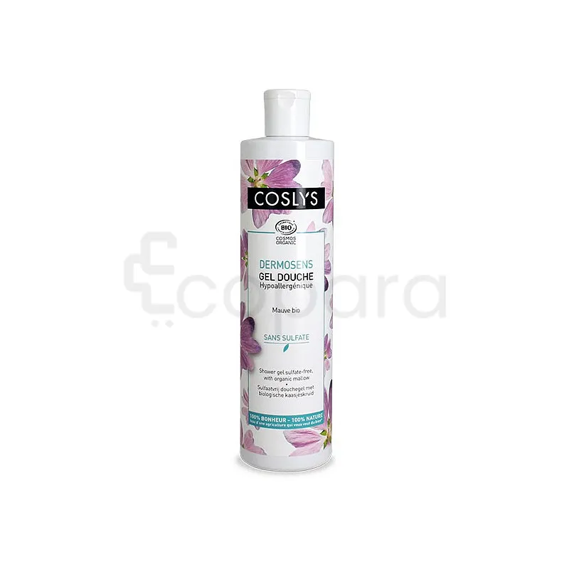 COSLYS GEL DOUCHE DERMOSENS MAUVE BIO 380ML