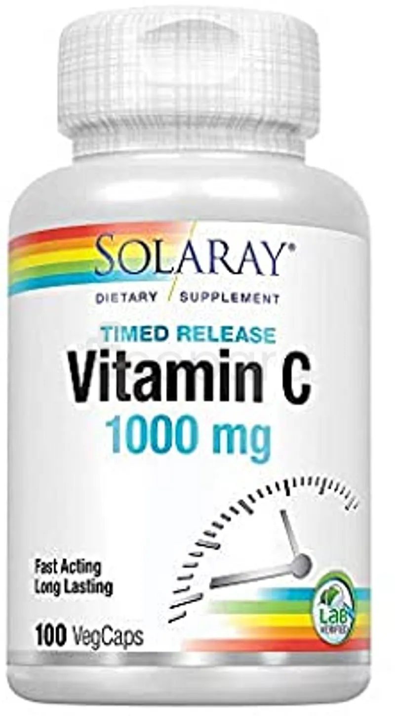 SOLARAY VITAMIN C 1000MG BOITE DE 100 CAPSULES