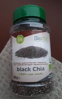 BIOTONA BLACK SHIA GRAINES DE CHIA 350G