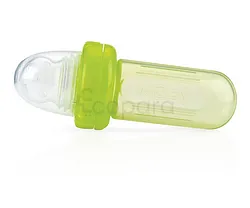 NUBY GRIGNOTEUR JUS POUR FRUITS ET BISCUITS EN SILICONE +6MOIS GREEN 40ML REFERENCE 20-ID5577