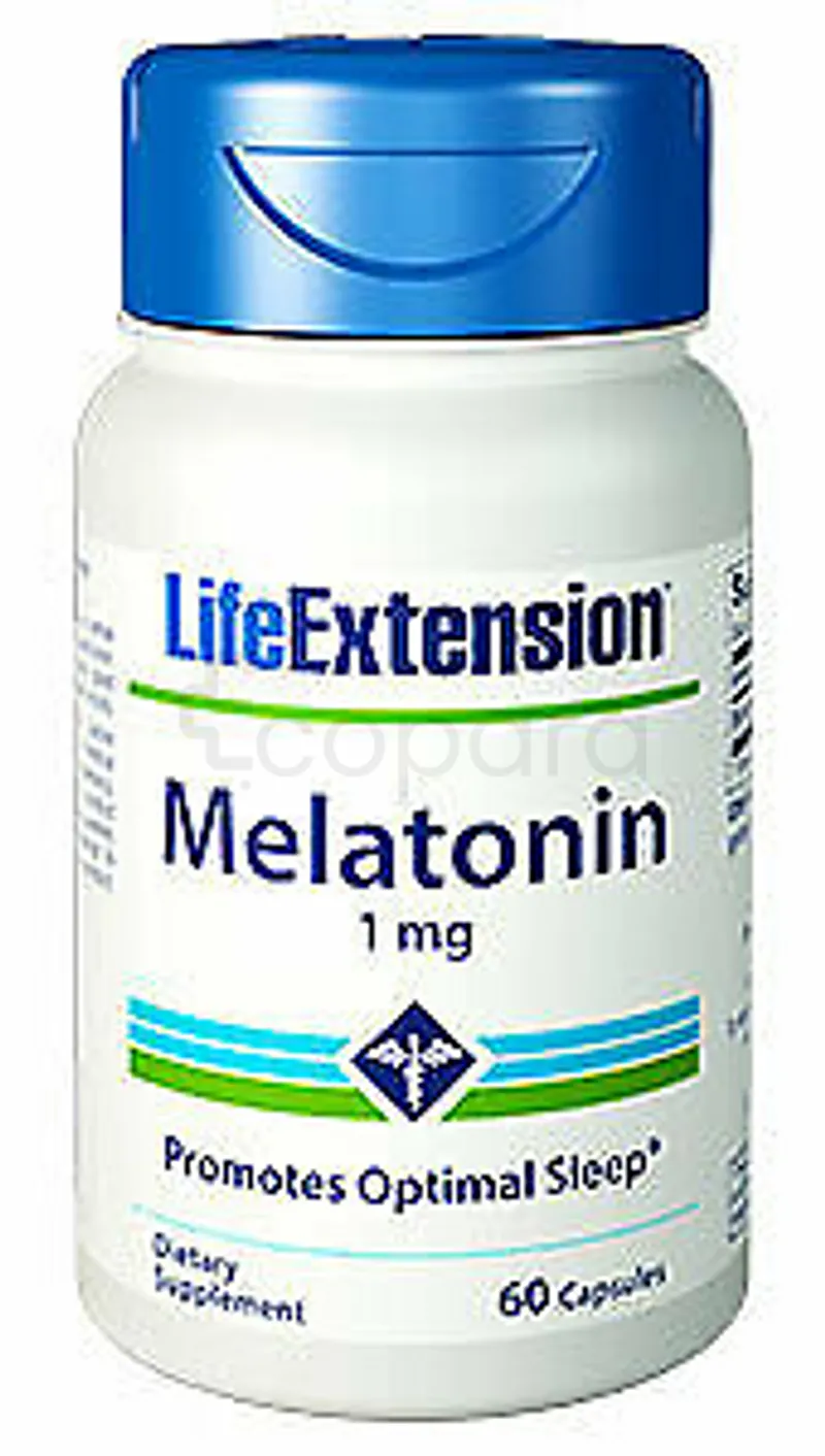 LIFE EXTENSION MELATONIN 1MG BOITE DE 60 CAPSULES