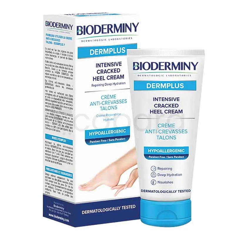 BIODERMINY DERMPLUS HEEL CREAM CREME ANTI-CREVASSES TALONS 60ML