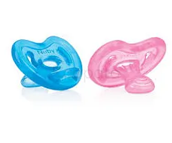 NUBY SUCETTES SILICONE NATURAL FLEX ORTHODONTIQUE 0-6MOIS BOITE DE 2 REFERENCE 20-NV0202003SOS