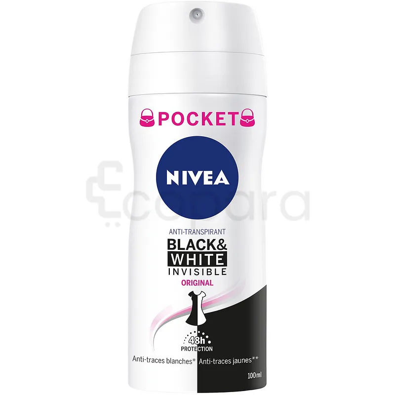 NIVEA ANTI-PERSPIRANT INVISIBLE FOR BLACK & WHITE 48H 100ML