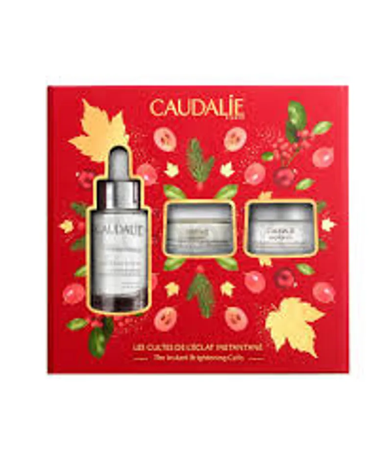 CAUDALIE COFFRET VINOPERFECT SERUM ECLAT ANTI-TACHE + CREME ECLAT ANTI-TACHE + CREME NUIT GLYCOLIQUE ANTI-TACHE