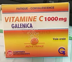 VITAMINE C GALENICA 1G BOITE DE 20 COMPRIMES EFFERVESCENTS
