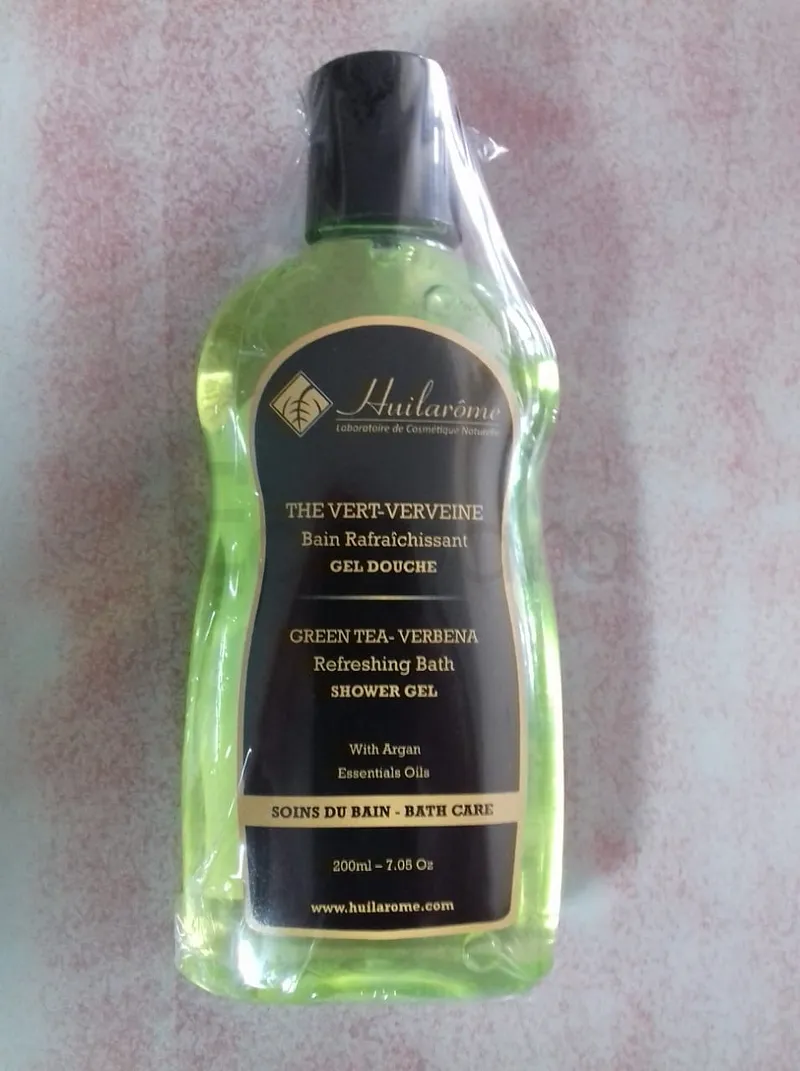 HUILAROME GEL DOUCHE THE VERT VERVEINE BAIN RAFRAICHISSANT 200ML