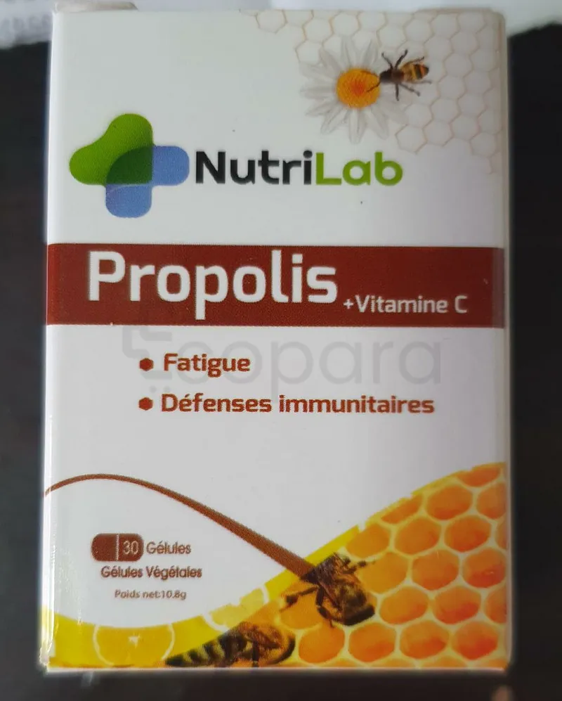 NUTRILAB PROPOLIS BOITE DE 30 GELULES