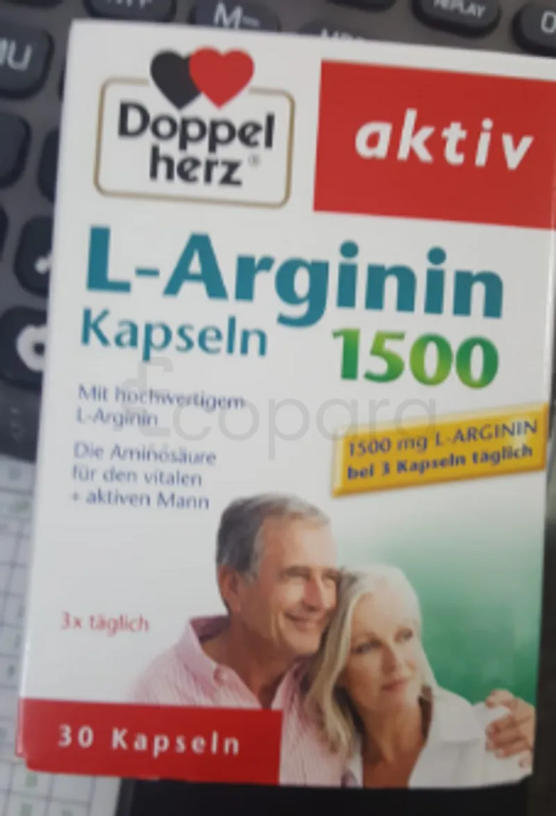 DOPPEL HERZ AKTIV L-ARGININ 1500MG BOITE DE 30 CAPSULES
