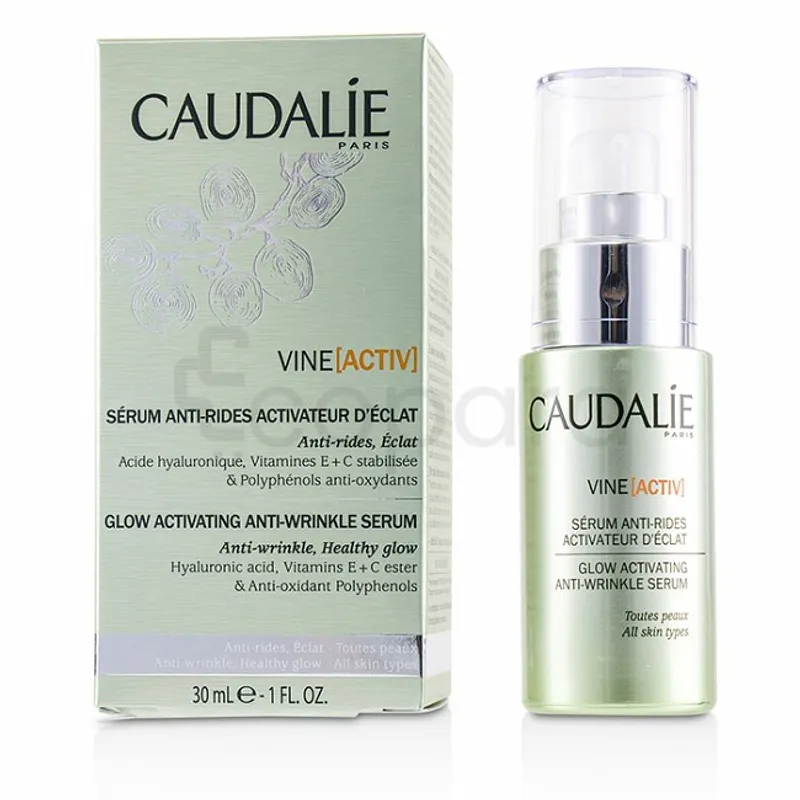 CAUDALIE VINEACTIV SÉRUM ANTI-RIDES ACTIVATEUR D'ÉCLAT 30ML REFERENCE 208