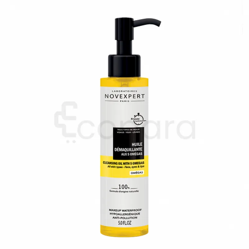 NOVEXPERT HUILE DEMAQUILLANTE AUX 5 OMEGAS 150ML
