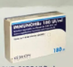 IMMUNOHBS 180UI/ML BOITE DE 1 SOLUTION INJECTABLE