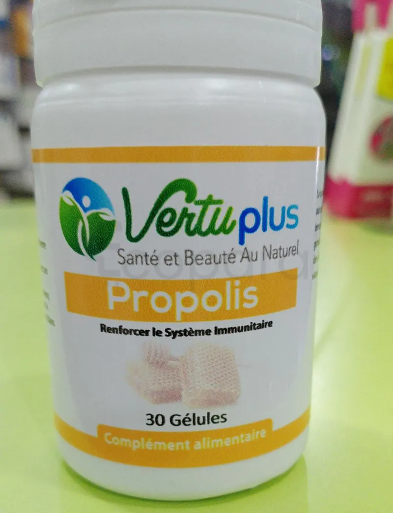 VERTUPLUS PROPOLIS BOITE DE 30 GELULES