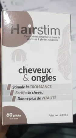 HAIRSTIM CHEVEUX & ONGLES BOITE DE 60 GELULES