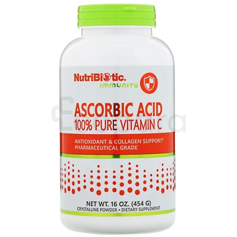 NUTRIBIOTIC IMMUNITY ASCORBIC ACID VITE C POUDRE 454G