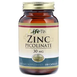 LIFETIME ZINC PICOLINATE 30MG BOITE DE 100 CAPSULES