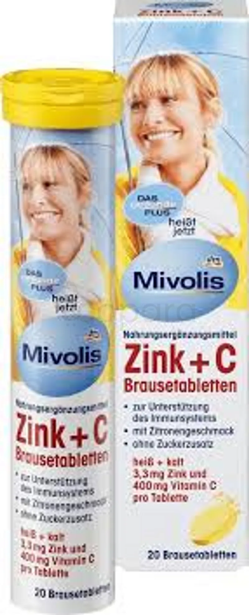 DAS GESUNDE MIVOLIS ZINK + C BOITE DE 20 COMPRIMES