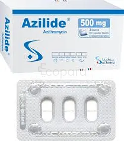 AZILIDE 500MG BOITE DE 3 COMPRIMES