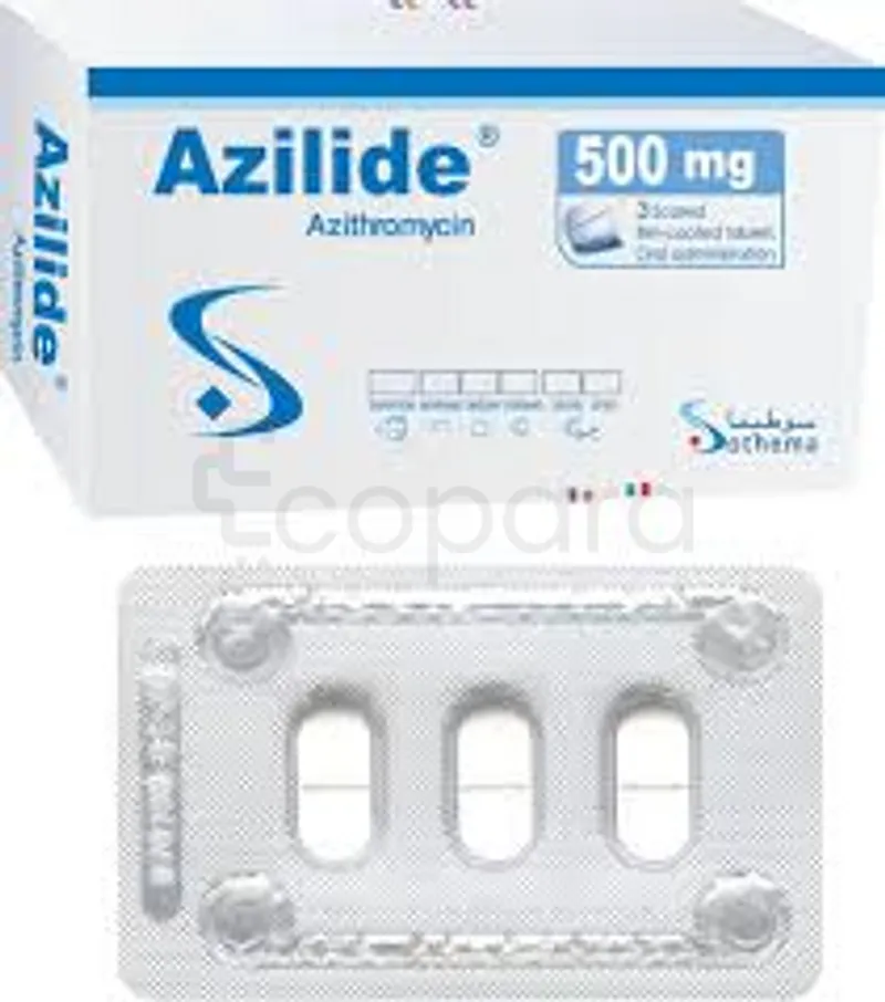 AZILIDE 500MG BOITE DE 3 COMPRIMES