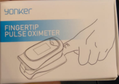 YONKER FINGERTIP PULSE OXIMETER OXYMETRE REFERENCE YK-81A