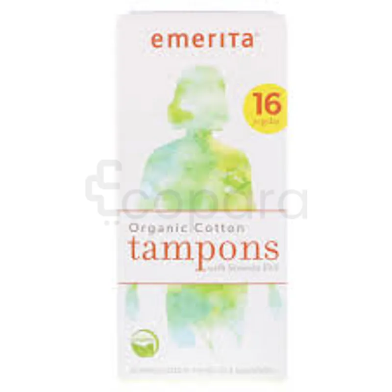 EMERITA ORGANIC COTTON TAMPONS BOITE DE 16