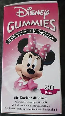 DISNEP GUMMIES MULTIVITAMINE WINNIE ROSE BOITE DE 80