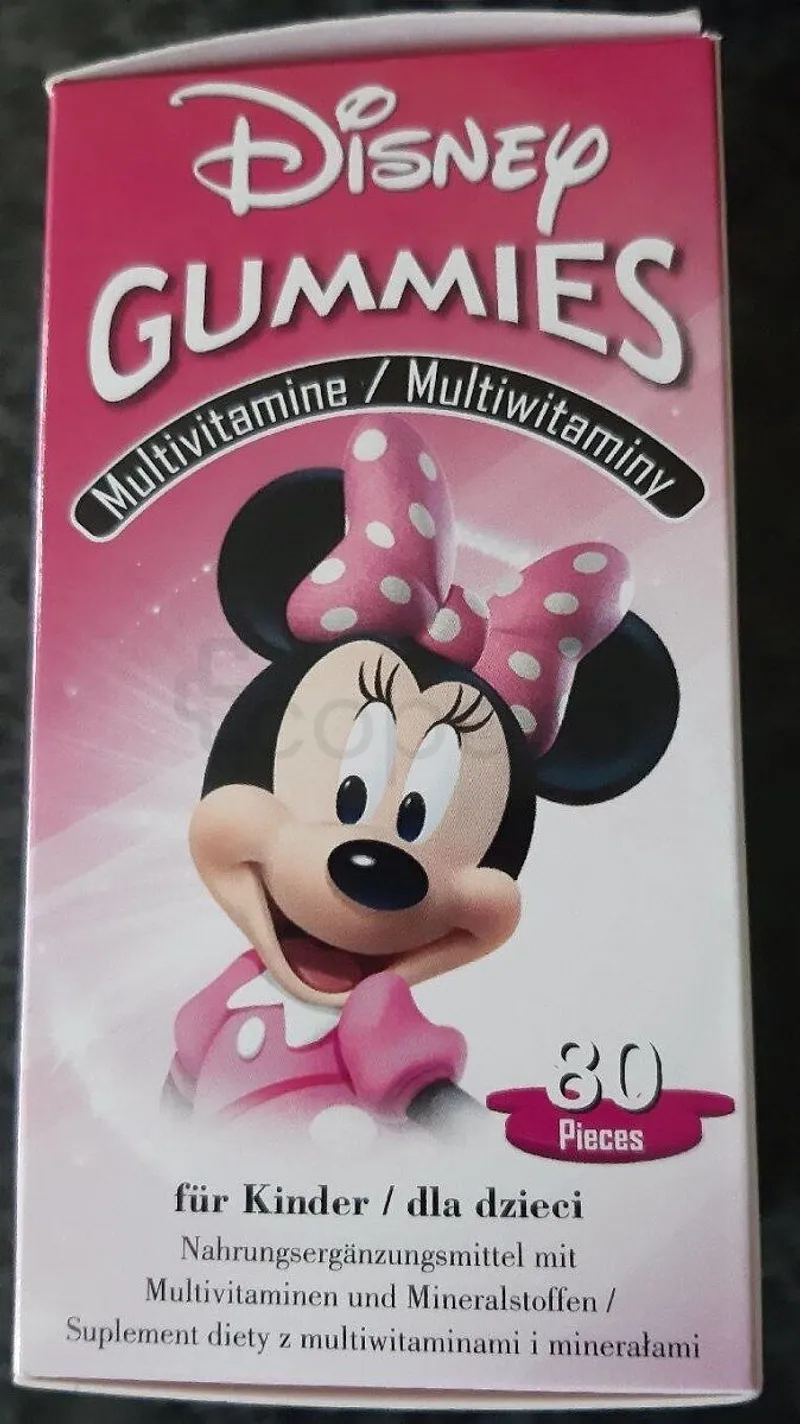 DISNEP GUMMIES MULTIVITAMINE WINNIE ROSE BOITE DE 80
